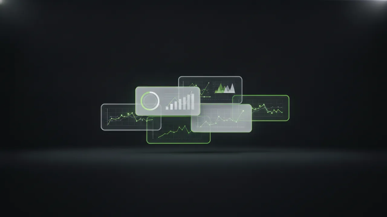 Abstract illustration for the article: AI visibility reporting for agencies: what belongs in a monthly client report